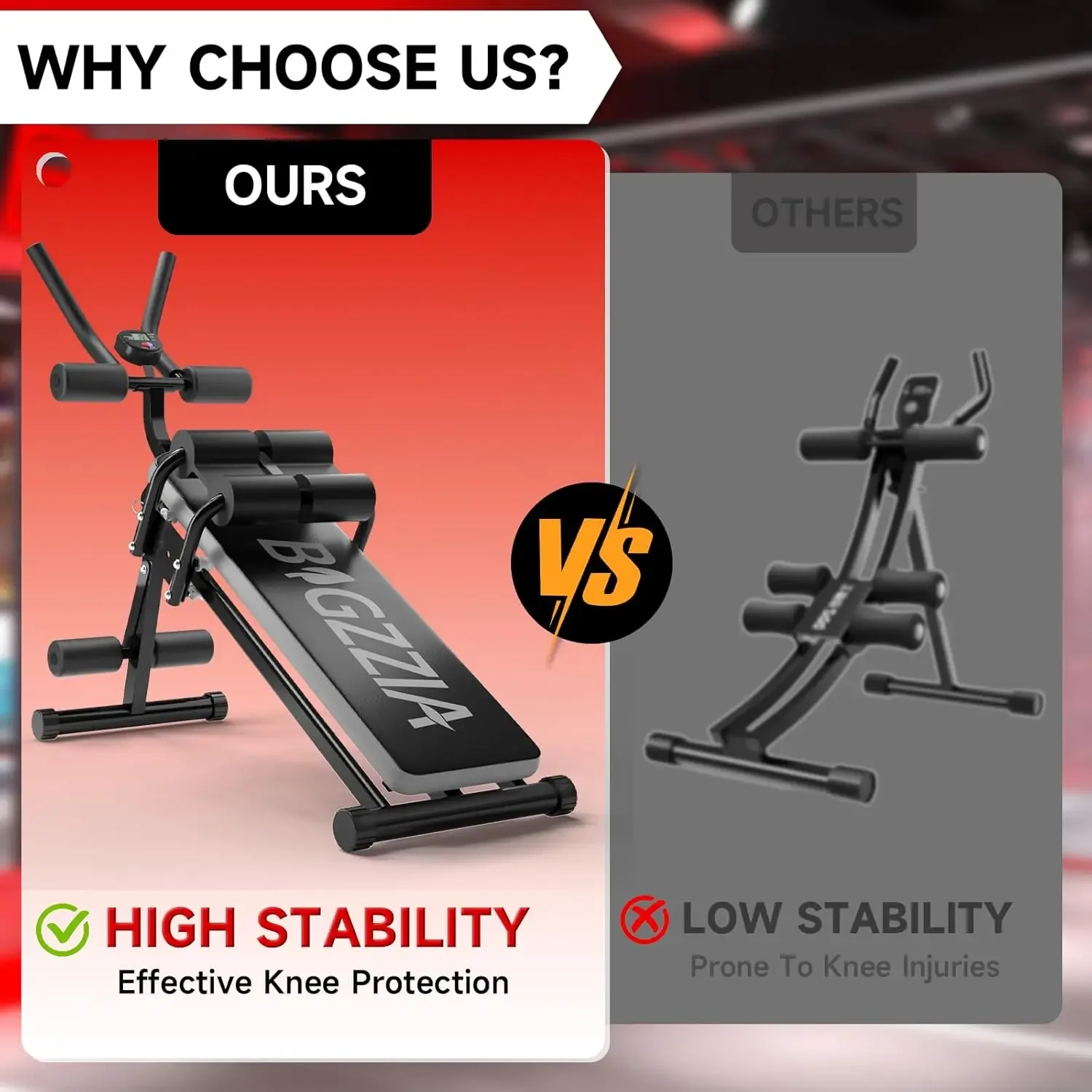 [سعر مخفض، حار بيع! ]آلة البطن، آلة معدات تمارين البطن لتمرين المعدة، مدرب البطن القابل للطي للمنزل