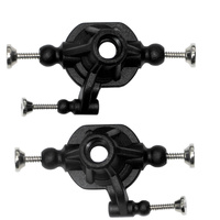 New 2Pcs Front Steering Knuckle Front Steering Cup 55-SJ12 for Hosim 9155 9156 Xinlehong 9155 9156 1/12 RC Car Spare Parts