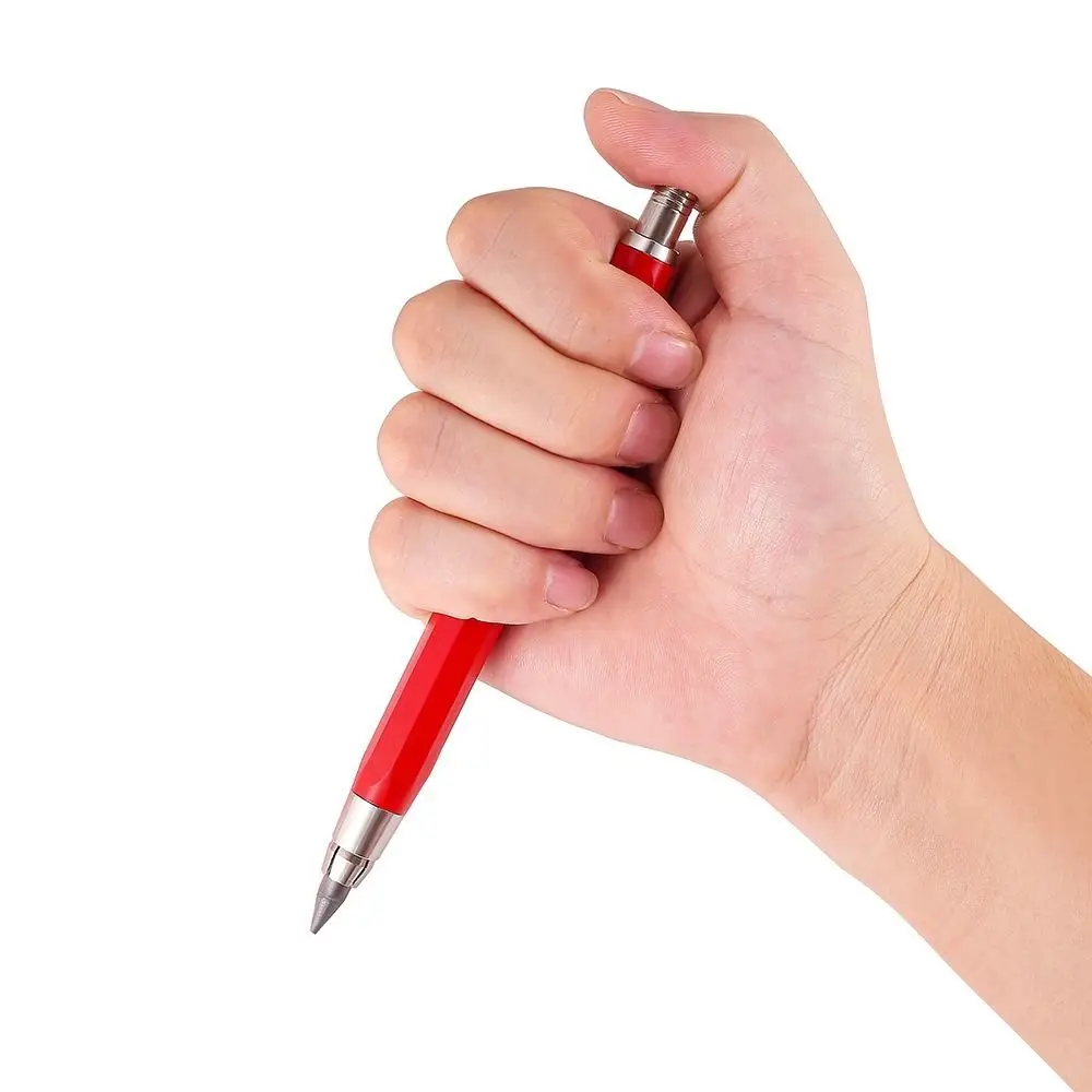 5.6mm Mechanical Pencil Metal Drawing Writing Tool Propelling Pencil With Pencil Sharpener Sketch Comics Design Automatic Pencil