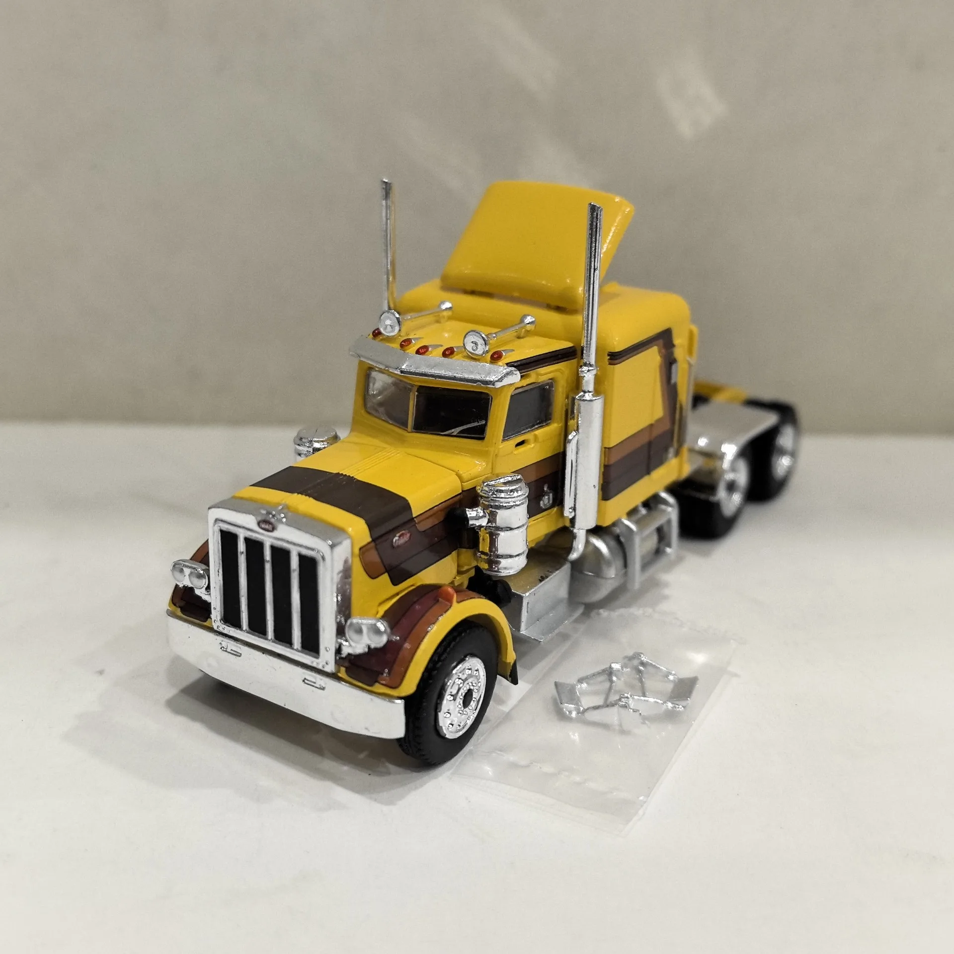 دييكاست بريكينا HO 1/87 مقياس PETERBILT 359 سبيكة سيارة نموذج تحصيل لعبة هدية تذكارية عرض حلية