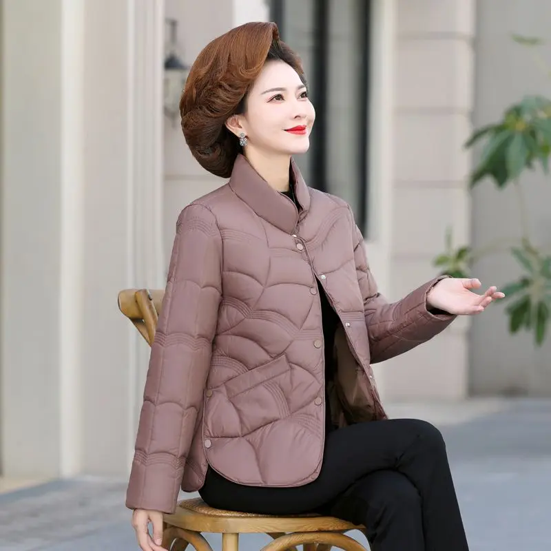 

Winter Women Jacket New Fashion Cotton Padded Female Parkas Single Breasted Thick Warm Casual Ladies Outwear T254