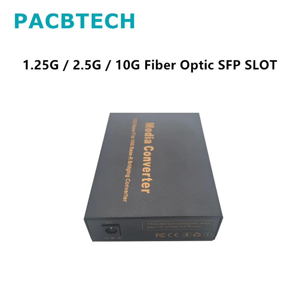 Imagem -03 - Conversor dos Meios da Fibra Ótica Interruptor dos Ethernet Transceptor de Sfp 1.25g 2.5g 10g Entalhe Rj45