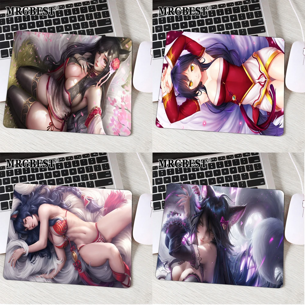 

League of Legends Ahri MAT PAD Mouse for Computer Accessories Mi Pad Laptop Gamer Rubber Mat FOR MOUS Pad on The Table Game Mats