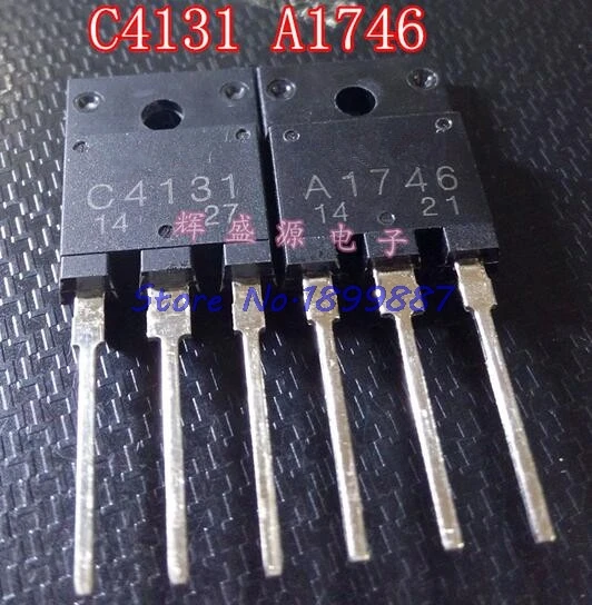 2pcs/lot A1746 C4131 1PCS 2SA1746 + 1PCS 2SC4131 TO-3P