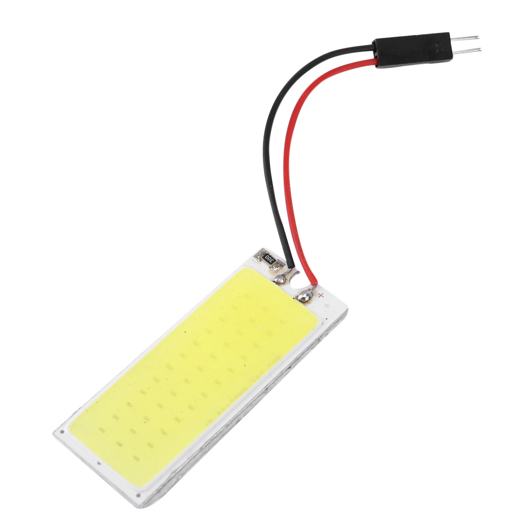 Bombilla de Panel adaptador COB para Interior de cúpula, luz blanca pura, 36 LED, T10, 501, W5W, BA9S, DC12V