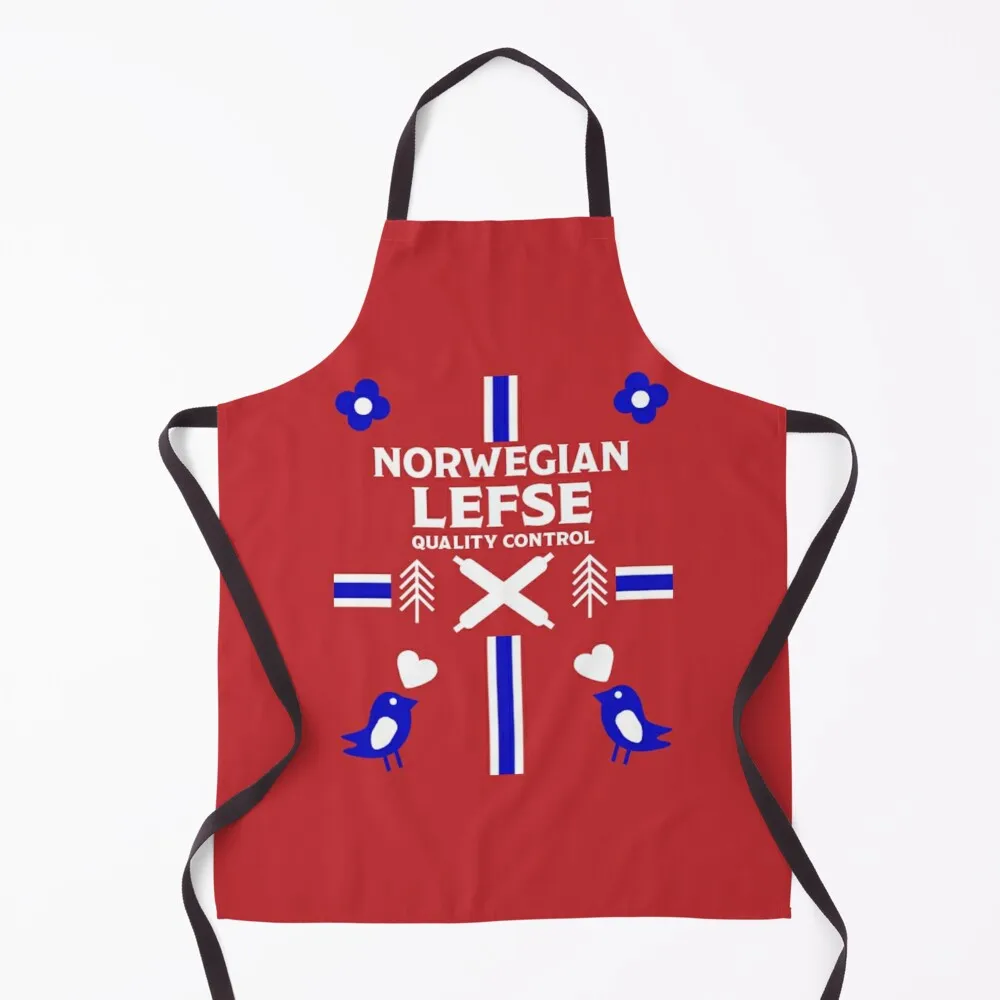 Norwegian Lefse Christmas Apron household woman Cute Kitchen For Home Accessories Christmas gift Apron