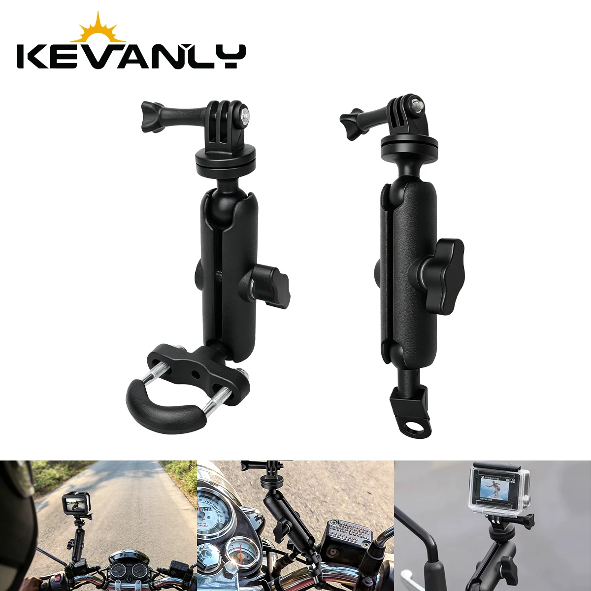 

360° Metal Stable Bracket Camera Clamp Mount Motorcycle Handlebar Super Clamp Holder Clip For Camera GoPro DJI OSMO Insta360