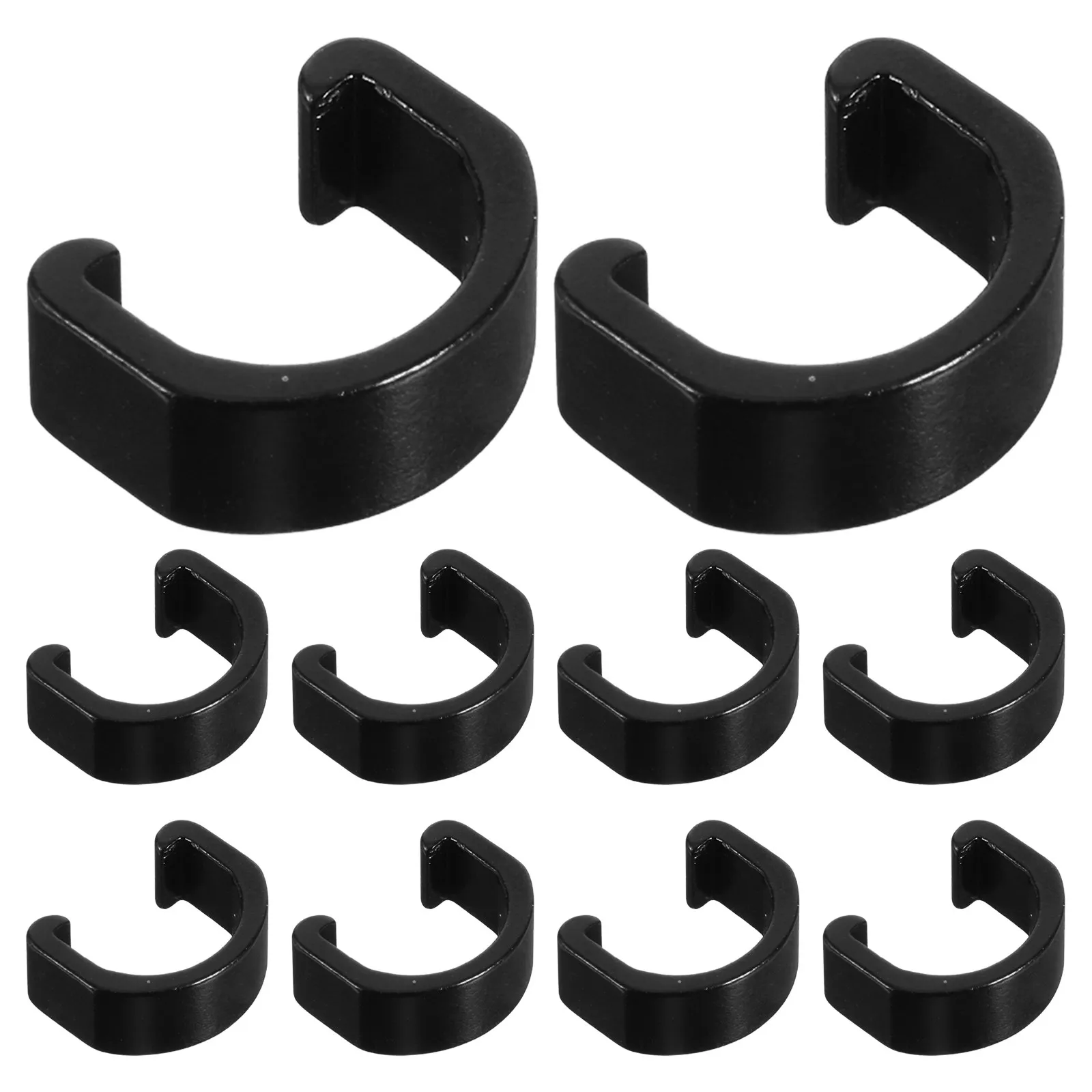 10Pcs Bike Line Fixing Clamp Aluminum Alloy C-Clip Cable Guide for Road Bicycle Brake Gear Shift Wire Management view 5