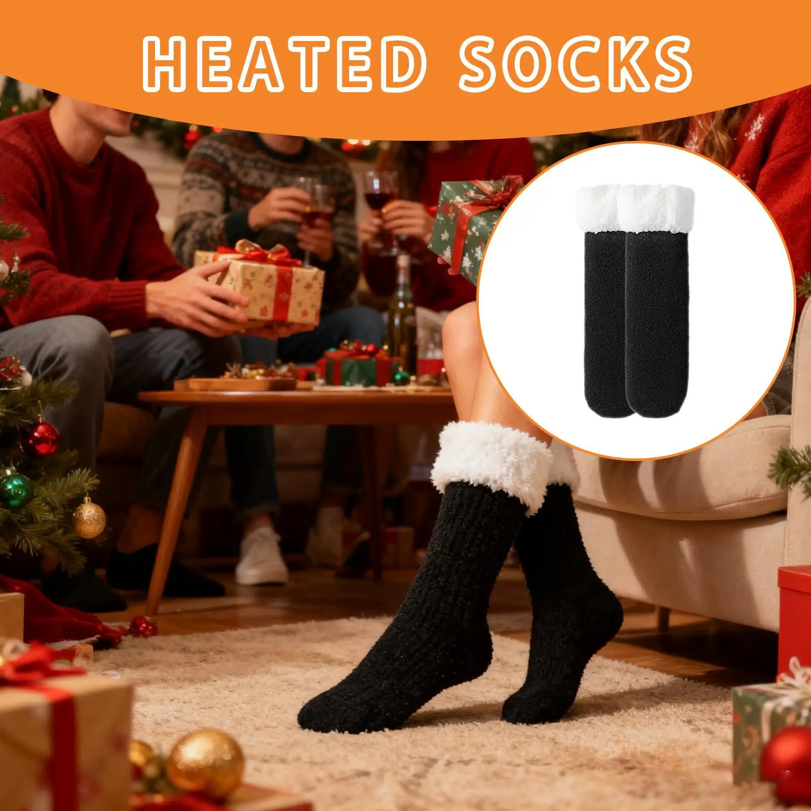 

Электрические носки, рождественские перезаряжаемые грелки для ног, дышащие теплые домашние тапочки, носки для взрослых, мужчин, женщин, подруг, работы