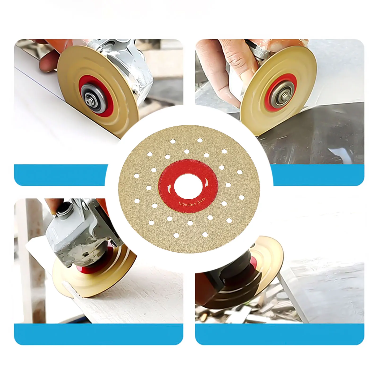 Diameter Inch Improve Work Efficiency Wet And Dry Grinding Disc Chamfering Cutting Dics Chamfering Cutting Effect