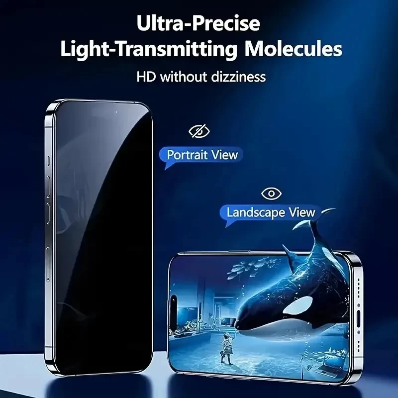 아이폰용 사생활 보호 스크린 보호대, 렌즈 보호대 유리, 안티 스파이 유리, 아이폰 13, 11, 14, 15 프로 맥스, 15, 14 플러스, 12 미니, 8 인 1