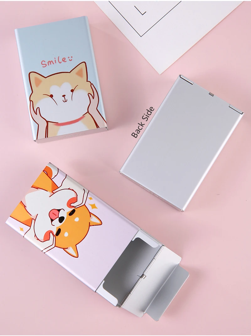 Ukiyoe süße Katze sexy Schönheit Animation Tomie Leopard Aluminium legierung Metall Schiebe Zigaretten schachtel Fall Logo benutzer definierte Farbdruck – Detail 8