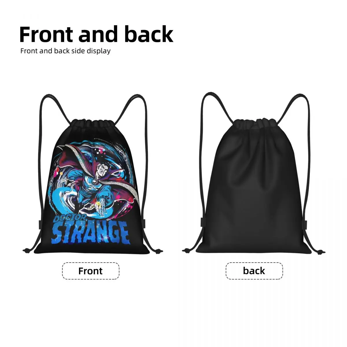 Sac à dos personnalisé Doctor Strange Realm Proximity pour hommes et femmes, sac à dos Wstring, sac de sport léger, sacs pour le shopping