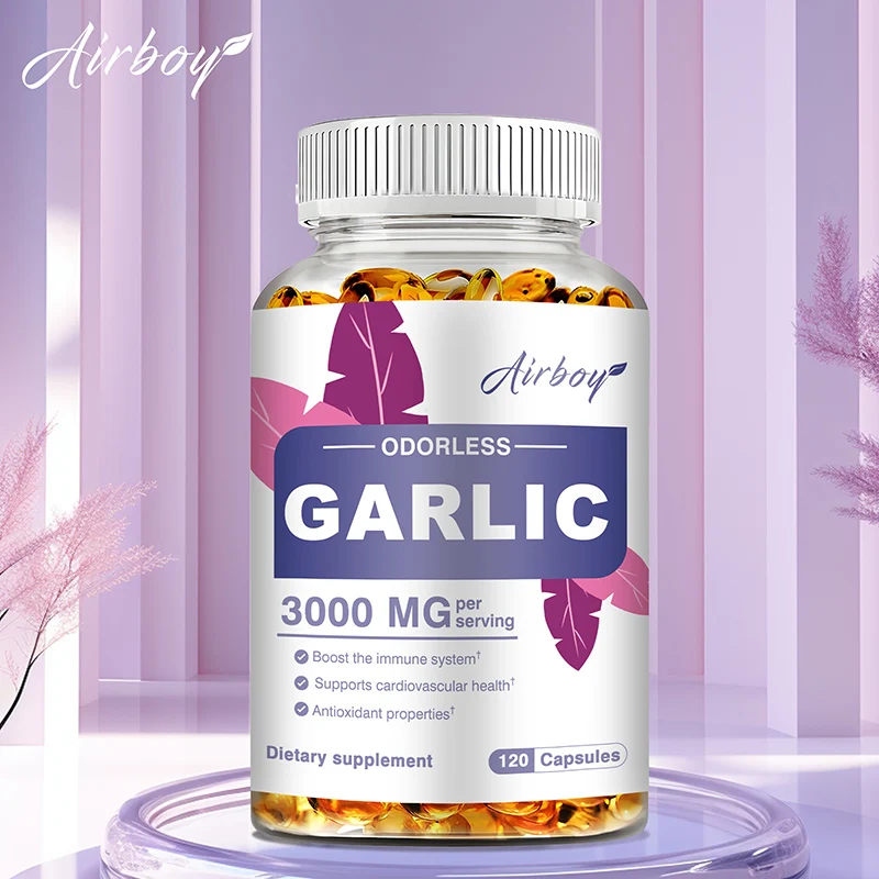 

Чистый чеснок без запаха, 3000 мг — преимущество для здоровья сердца, артериального давления и холестерина, повышает иммунитетную обороны, без GMO