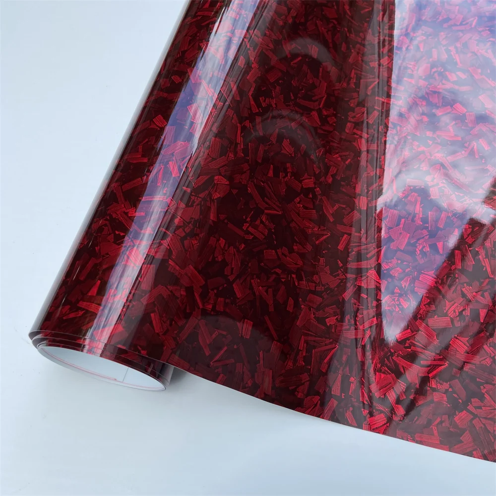 Yüksek Parlak PET Kırmızı Döküm Karbon Fiber Vinil Kaplama Film: Performans Arayanlar İçin Mutlak Rehber