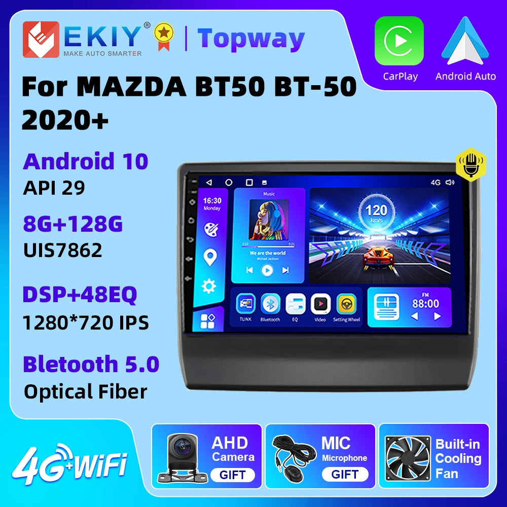 

EKIY Car Radio For MAZDA BT50 BT-50 2020+ Android Multimedia Video Player GPS DSP Navigation Carplay 4G WIFI BT 2 Din No DVD