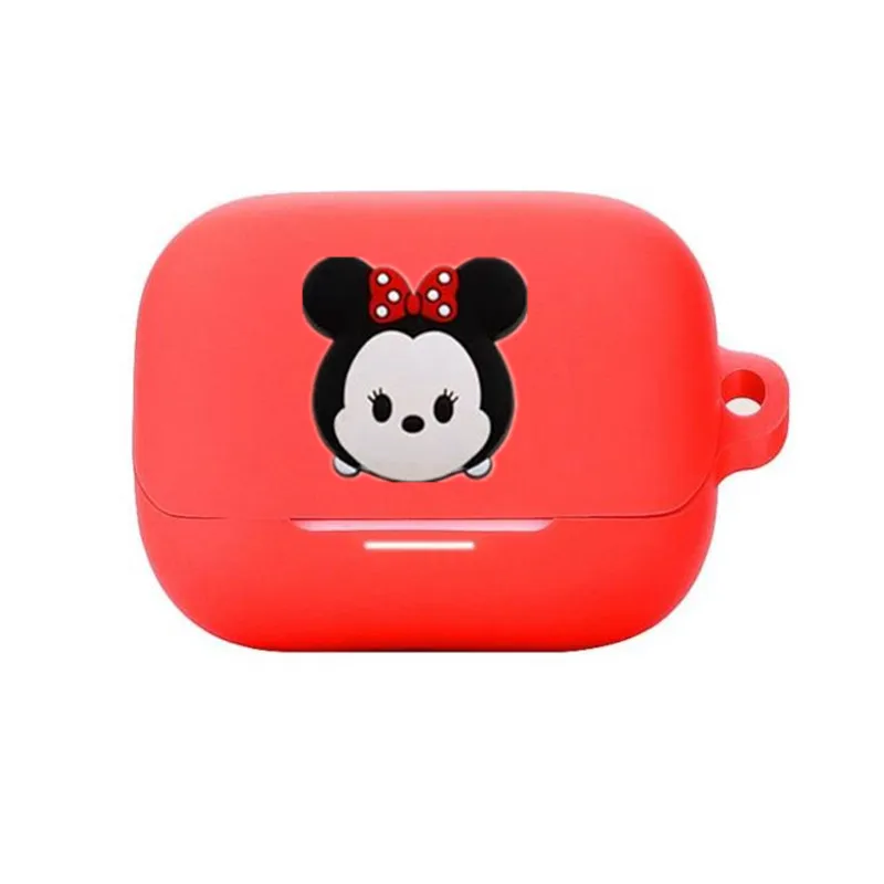 Potdemiel ديزني حقيبة سماعة الاذن غطاء ل Anker Soundcore K20i سيليكون سماعات لاسلكية شحن صندوق واقية قذيفة مع هوك