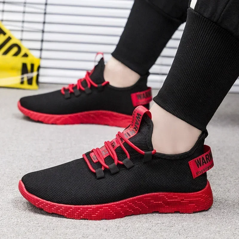 2024 Summer Men Sneakers Breathable Mesh Casual Mens Shoes Fashion Sports Shoe Lightweight Soft Sole Non-Slip Zapatos Hombre