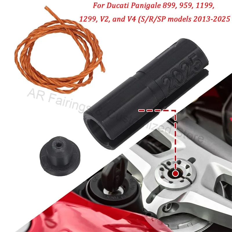 For Quad Lock & Rokform Stem Mount Adaptor for 2013 - 2025 Ducati