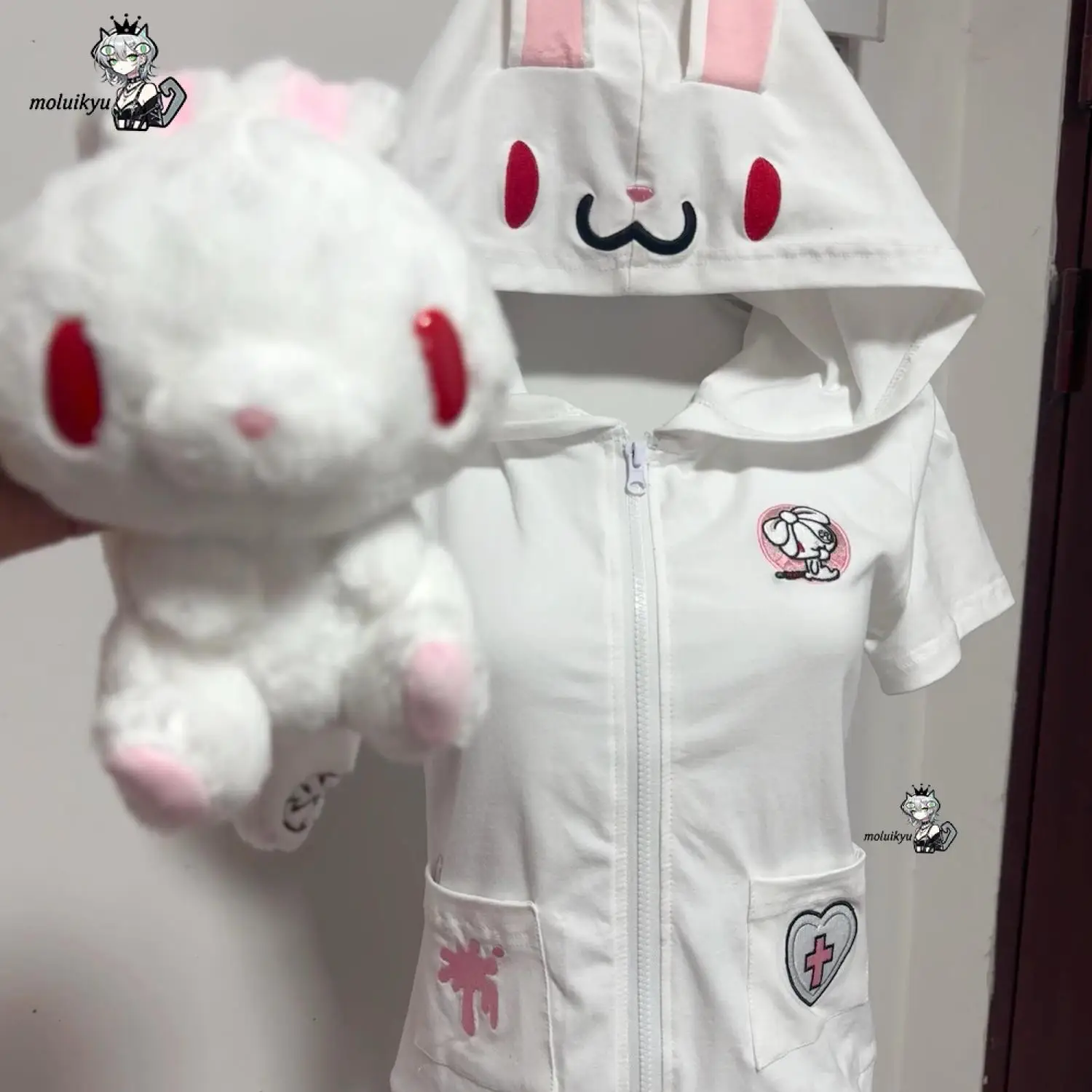 Kawaii Anime Hoodie Short Slee - огляд і ціна Streetwear Brand Y2K