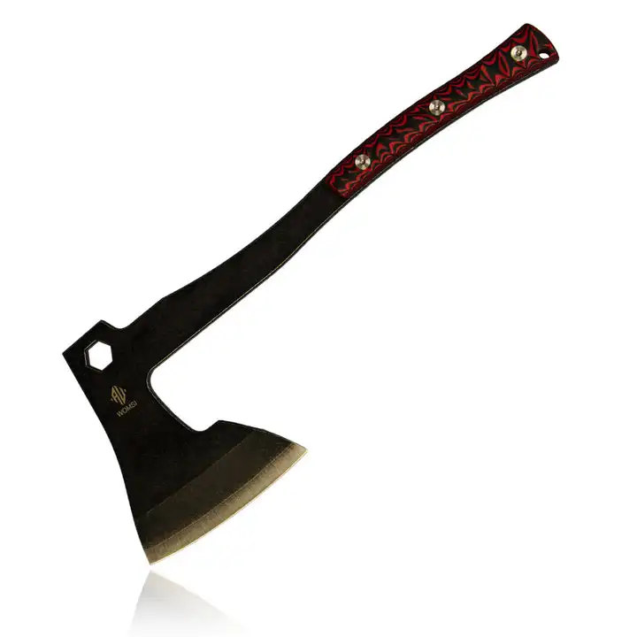 No.8 Portable Stainless Steel Full Tang,Tactical Tomahawk,Stainless Steel Hatchet Battle Axe