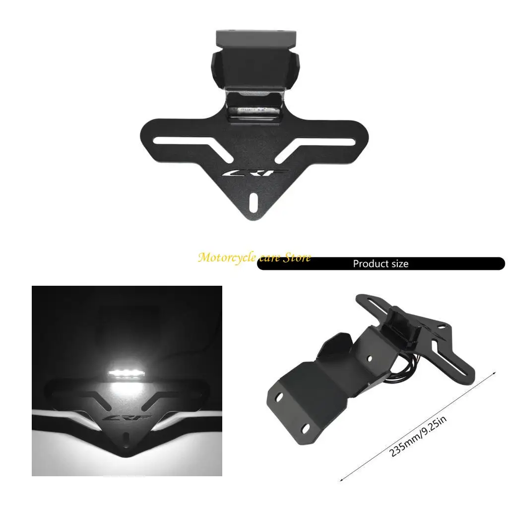 

U75F Adjustable Rear License Rack For CRF250L CRF300L Rally Unique Bike Styling