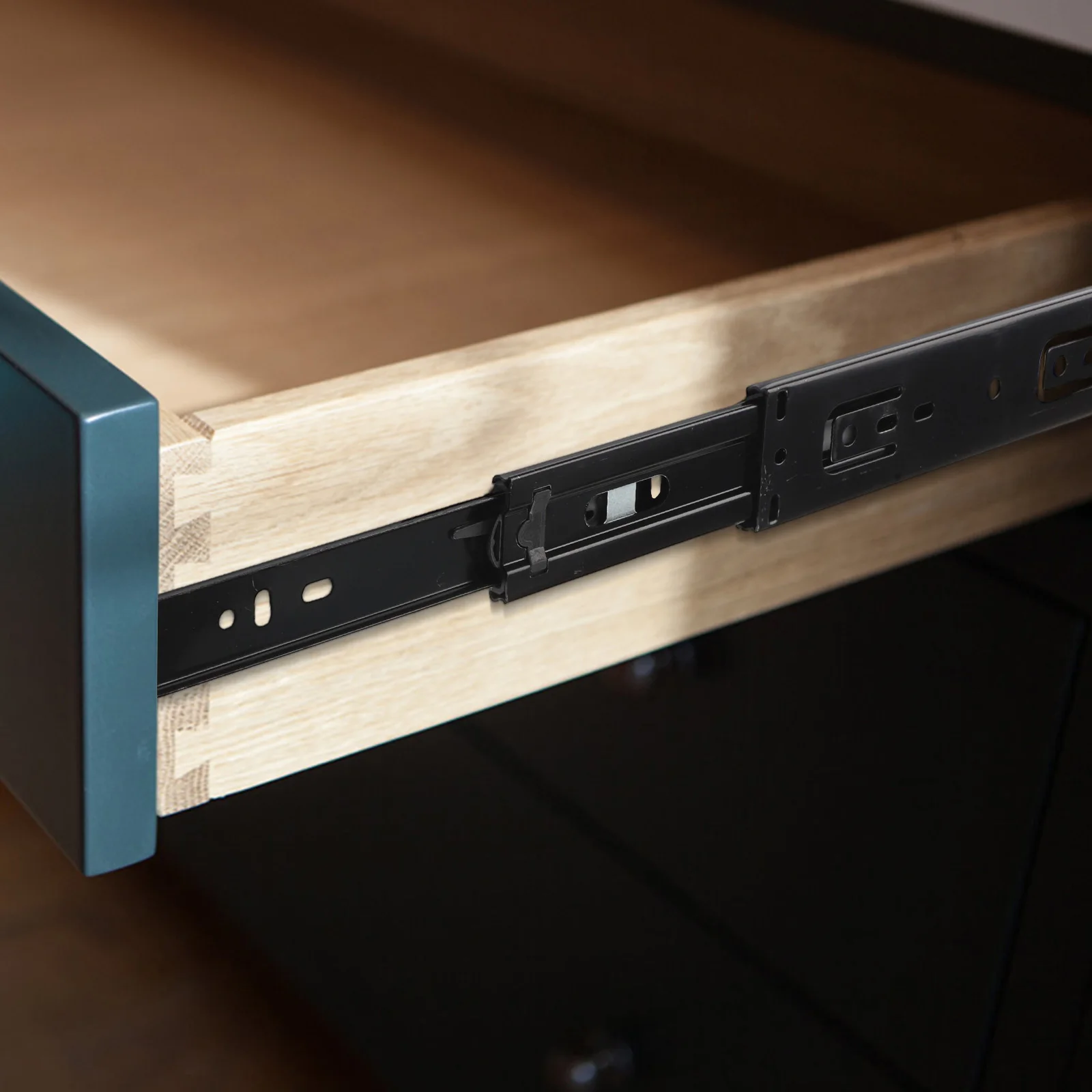 أدراج الشريحة 45 مللي متر الشريحة السكك الحديدية 2 قطعة 45 مللي متر 5 بوصة 6 بوصة 8 بوصة ملحقات المتانة لأدراج المكاتب