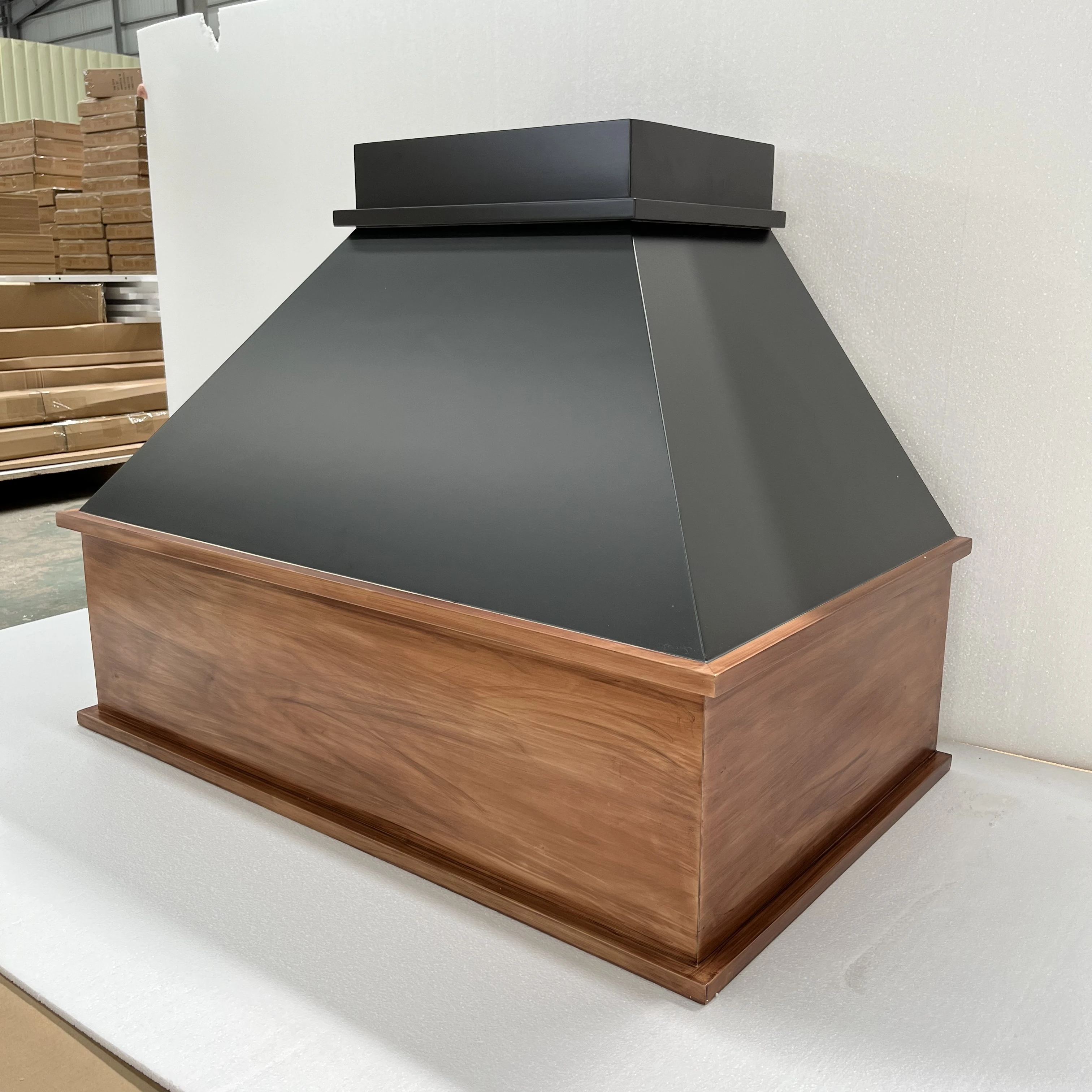 Solid wood Kitchen Ventilator range hood cover  for kitchen cabinet