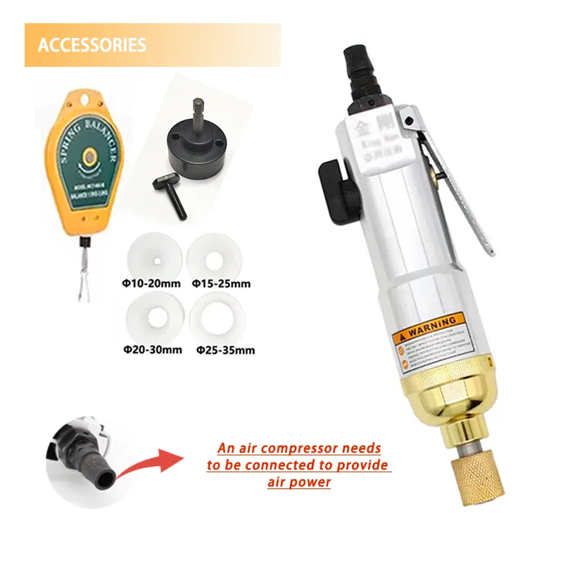 

Handheld Pneumatic capping machine 5H sealing capping packaging equipment, bottle mouth tightening sealing machine