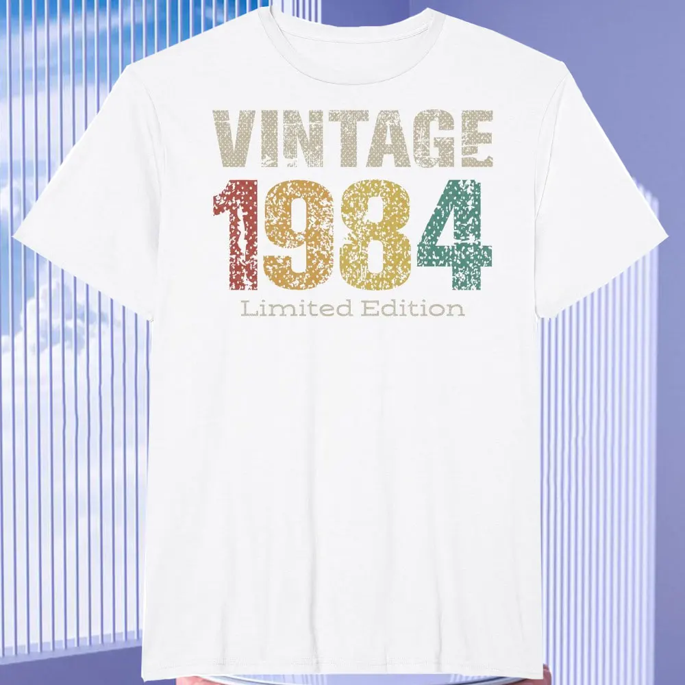 Vintage 1974 Limited Edition 100% Cotton T Shirt  40 Year Old Gifts Vintage 1984 Limited Edition 40th Birthday T-Shirt Clothes