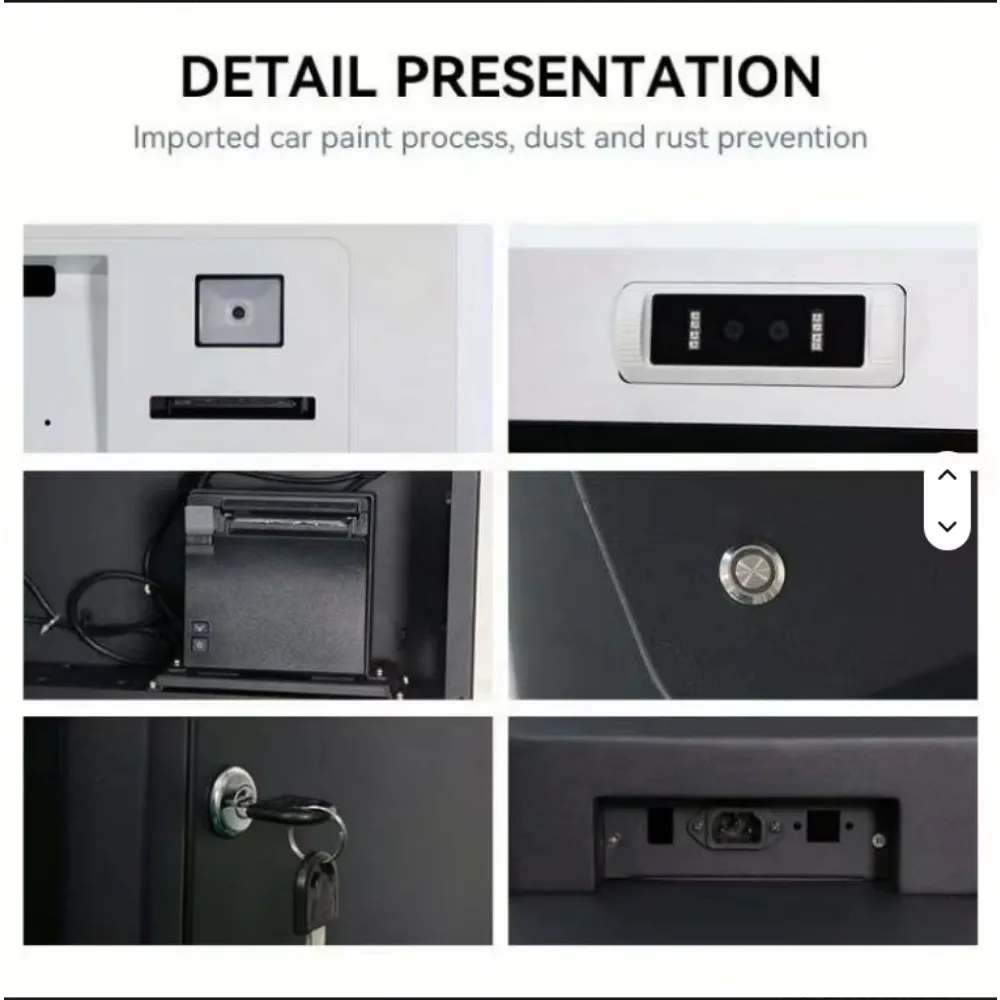 Catering Self Service Ordering Kiosk Touch Screen Payment Terminal with Scanner Printer