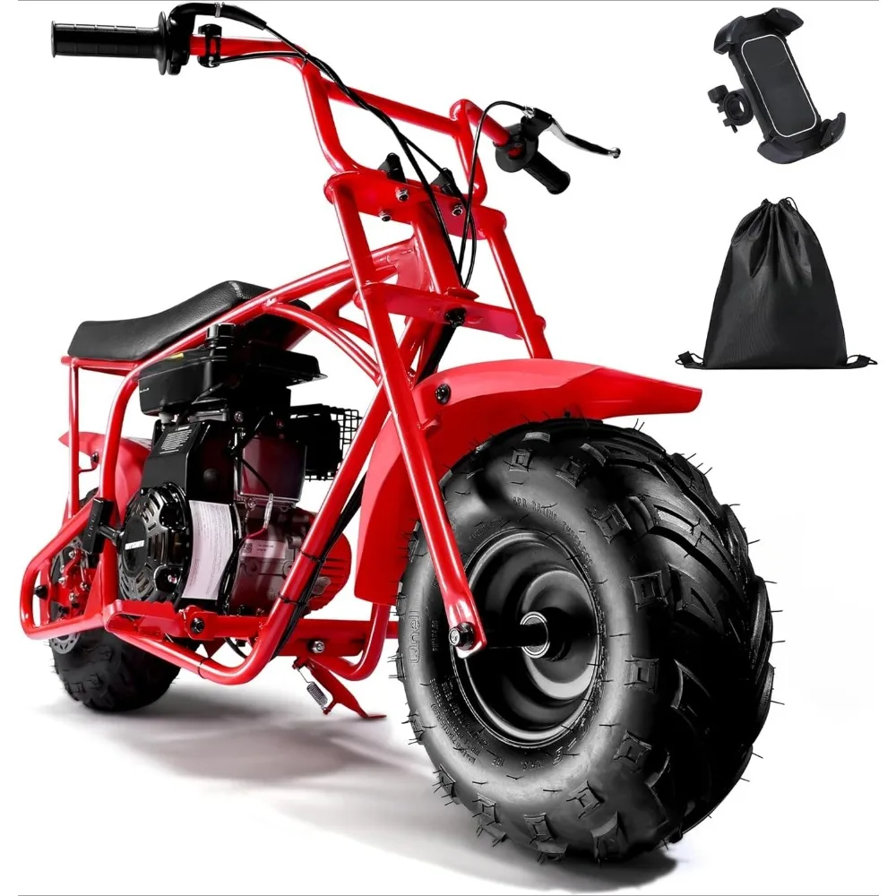

105CC 4-Stroke Mini Bike for Adult, Gas Powered with Automatic Transmission and Pull Start, Best Gift for Kids