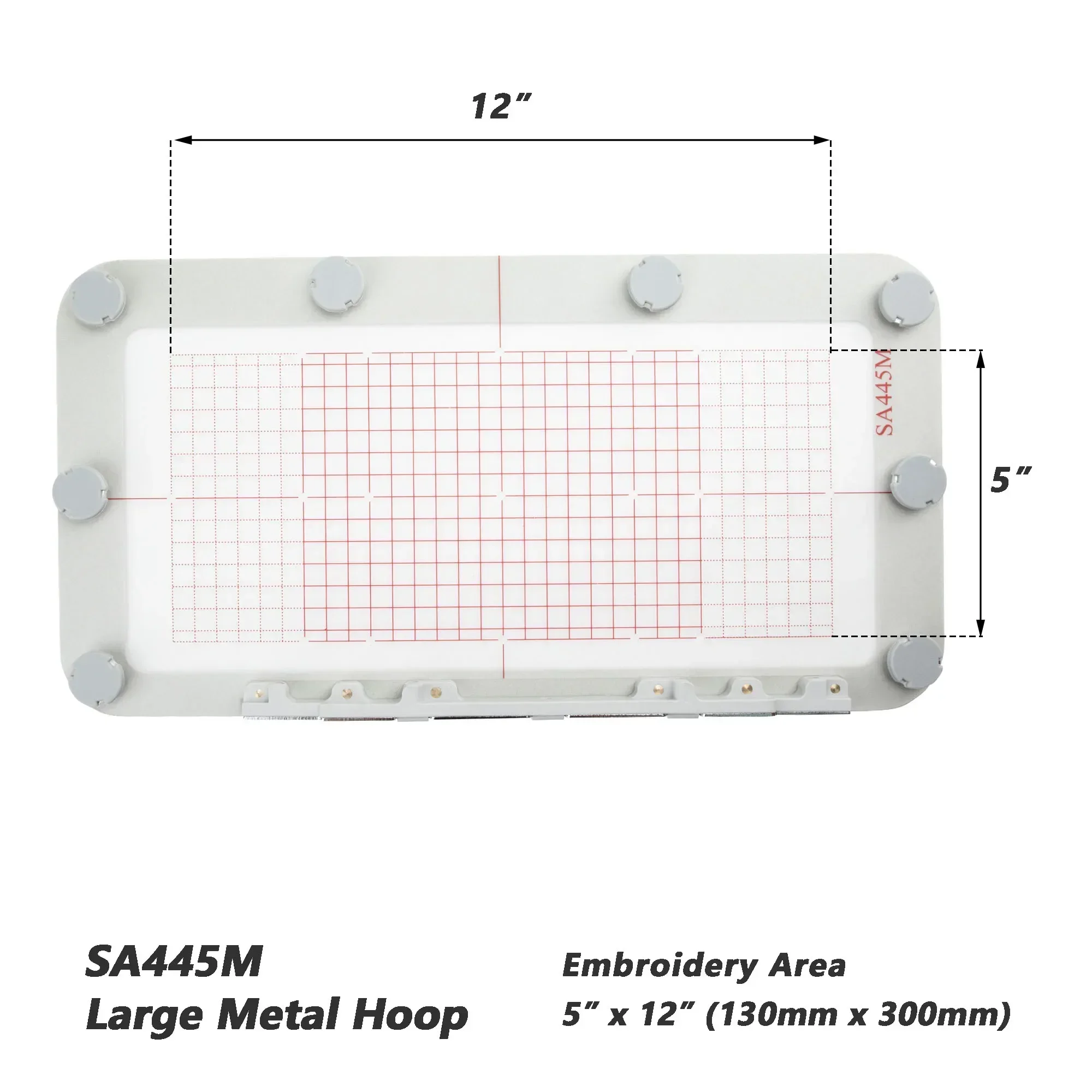 

SA445M Magnetic Mighty Hoop 5*12 in 130*300mm for Baby Lock Ellisimo BLSO/Esante BLN/BLSOG/BLSOG-NZ&Ellegante BLG/BLG2 machines