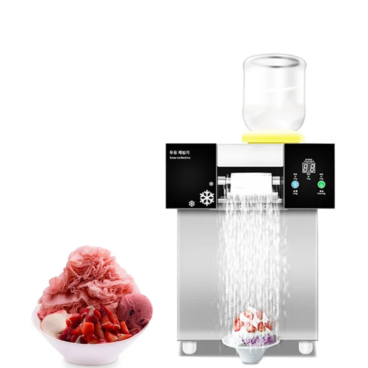 Commercial Snowie Slush Smoothie Bingsu Machine Ice Shaver Commercial Snowflake Shaved Ice Machine