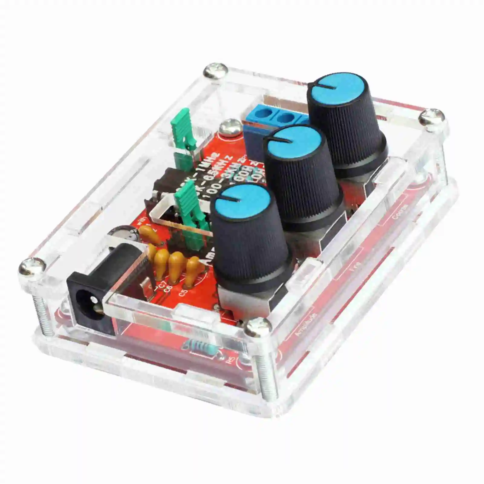 XR2206 High Precision Function Signal Generator Sine/Triangle/Square Output 1Hz-1MHz Adjustable Frequency Amplitude