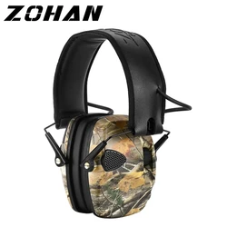 ZOHAN Tactical anti-noise Earmuff Shooting Hearing Protection Electronic Earmuffs Ear Protection Noise Reduction NRR22db Hunting