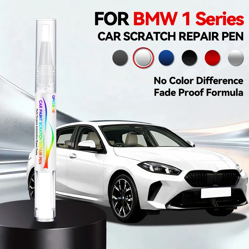 

Ручка-корректор для ремонта автомобильной краски для BMW 1 серии (1996-2026), аксессуары для устранения царапин, цвета: белый, черный, красный, серый, серебристый