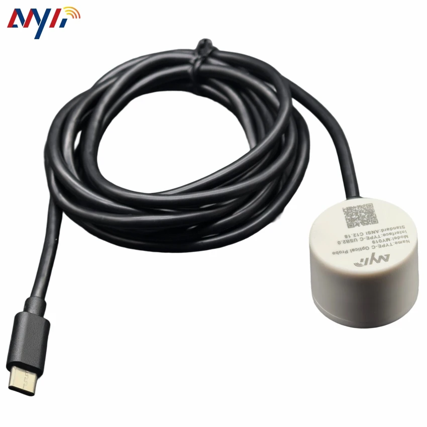 FT232 Male Type-C USB Infrared Optical Head ANSI C12.18 Type-2 for Round Meter Readout