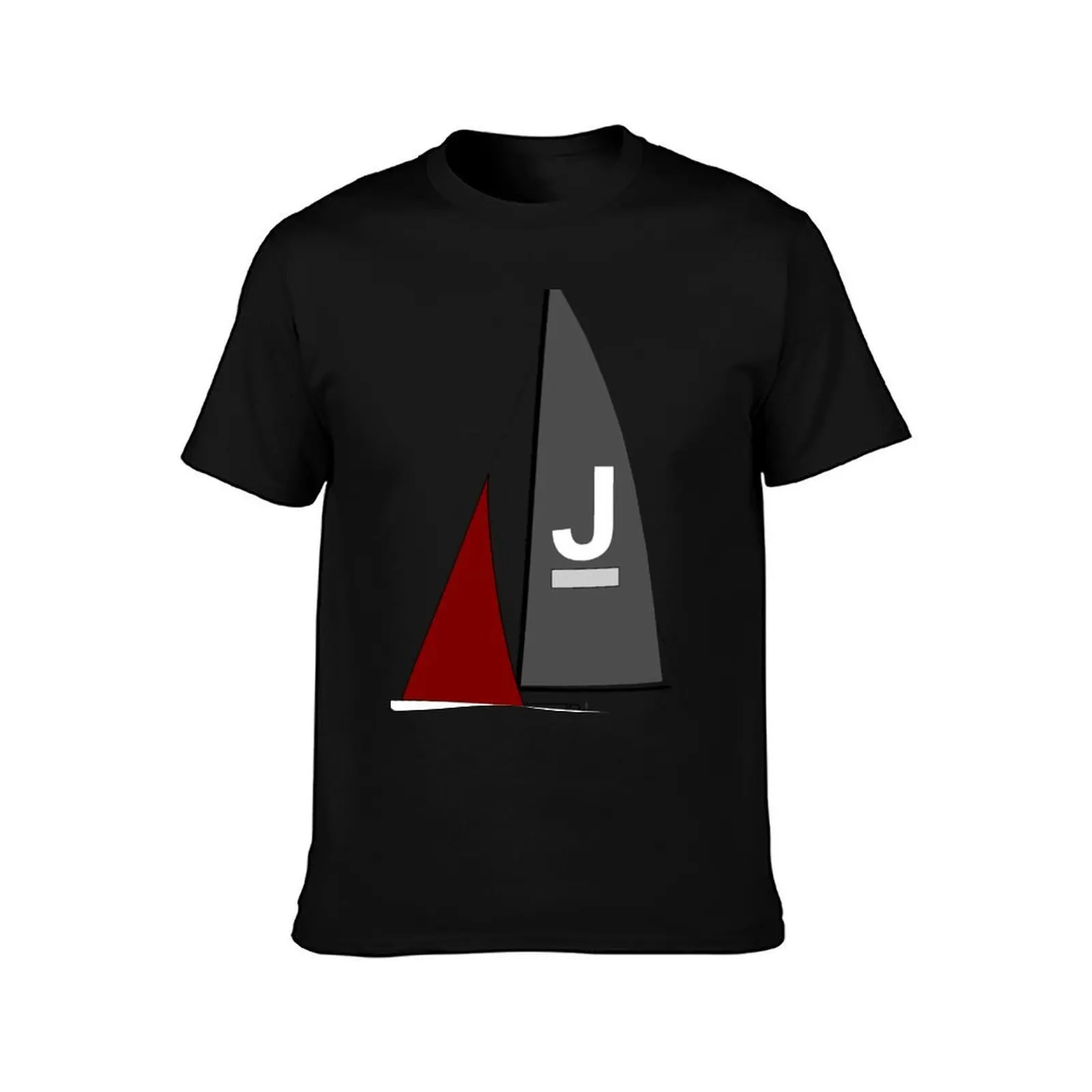 J Boat -J Class Sailing Yacht T-Shirt, Summer Casual Cotton Tee, Oversized Streetwear Tops, Vintage Graphic Print, 100% Cotton