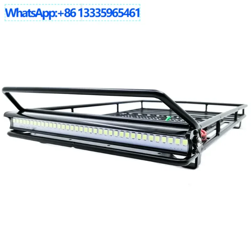 

2PCS 1/10 simulated climbing car modified metal luggage rack, suitable for SCX10, D90, Wrangler, Cherokee