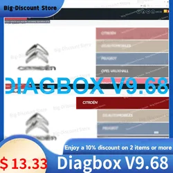 Le-xia3 Diagbox V9.91 v9.68 diagnosis  PP2000 V48/V25 Lexia-3 For Citr-oen/Peu-geot Car Diagnostic Tool Software downloadLink