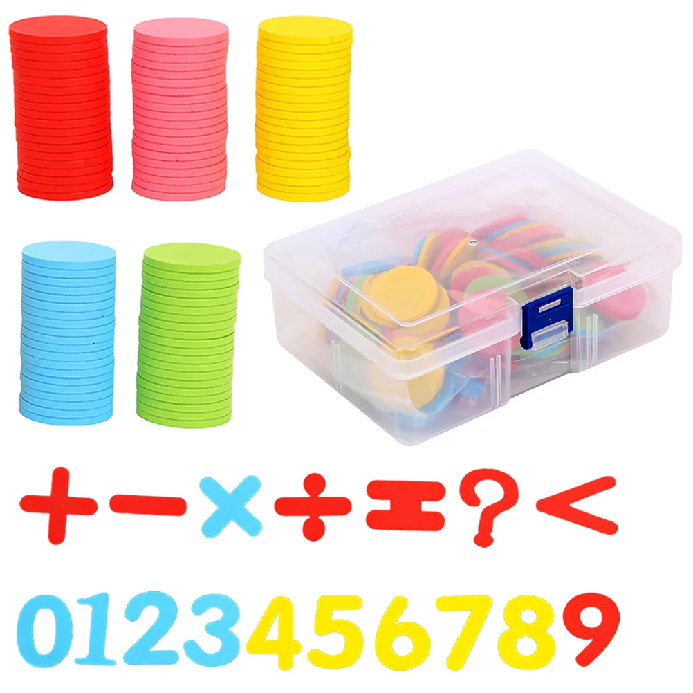 أقراص مستديرة الحساب التعليمي الرياضيات تعلم طفل عد الأرقام الإدراك التعرف على الألوان مادة آمنة ناعمة في وقت مبكر