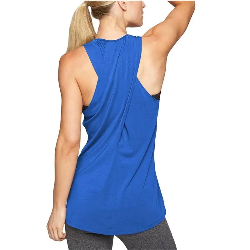Damski top do jogi Bezszwowe koszulki sportowe Odzież fitness Koszulka do jogi z krótkim rękawem Top do biegania Aktywna odzież sportowa Top Femme — zdjęcie 5