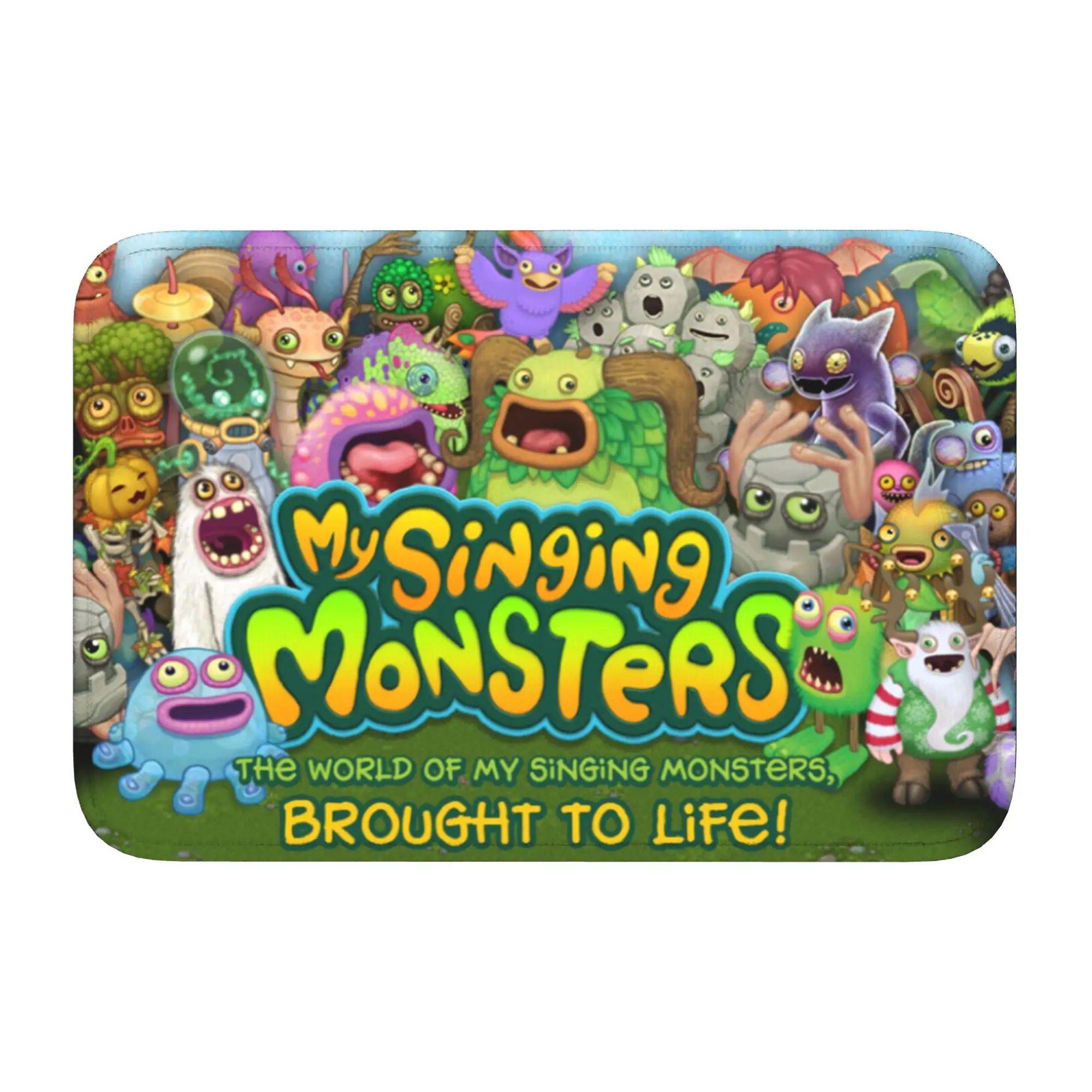Custom My Singing Monsters Floor Door Kitchen Bathroom Mat Anti-Slip Outdoor  Doormat Garden Entrance Rug Carpet Footpad