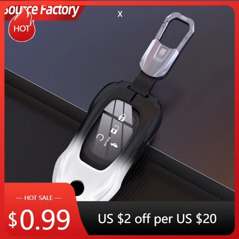 

Автомобильные наклейки, металлический автомобильный чехол для дистанционного ключа, держатель, цепь, брелок для Honda New Accord 11th Gen Civic Odyssey CRV ZRV XRV