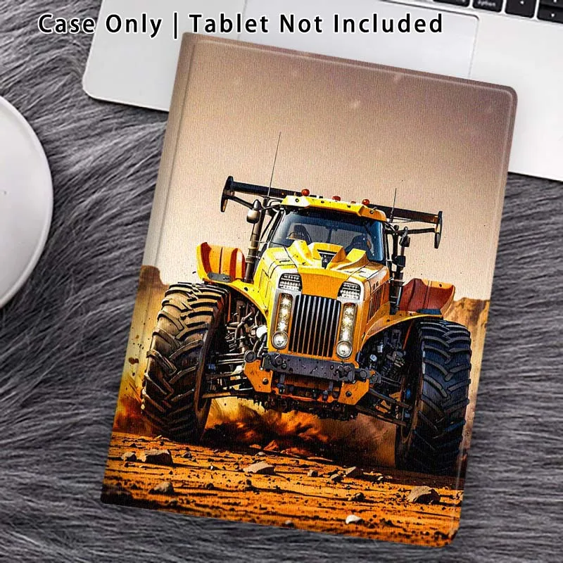 

Tractor Pattern For Lenovo Xiaoxin Pad Pro Tab M10 K10 Plus 3rd Y700 Gen 11 11.2 11.5 12.7 8.8 Inch Tablet Case