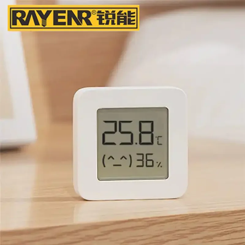 Temperature and Humidity Monitor 2 LCD Screen Digital Moisture Meter Wireless Smart Temperature Humidity Sensor For Home