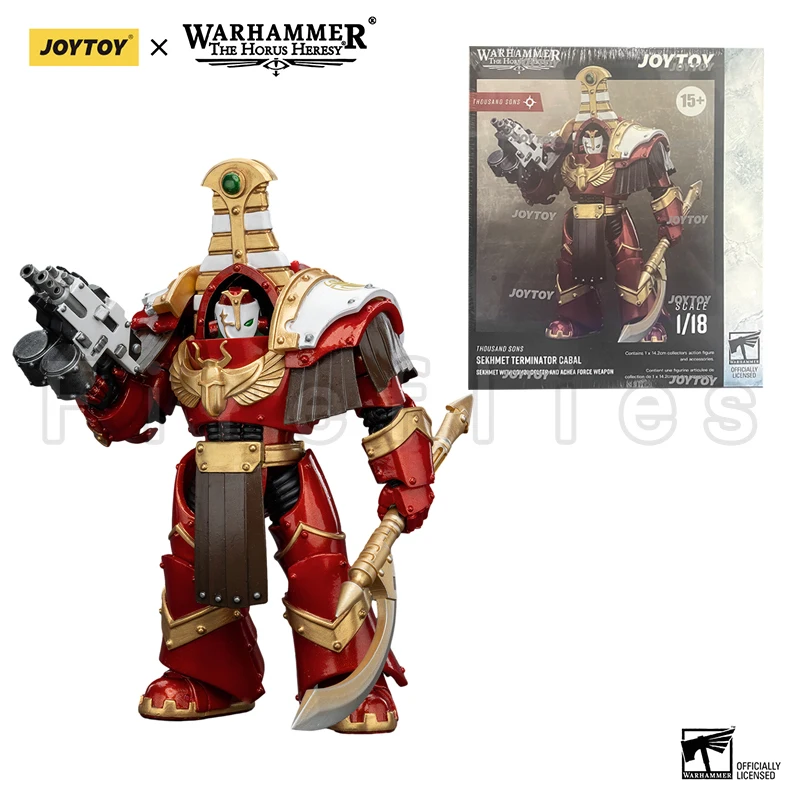 JOY TOY 1/18 JOYTOY Actionfigur The Horus Heresy Thousand Sons Dreadnought und Sekhmet Terminator 3