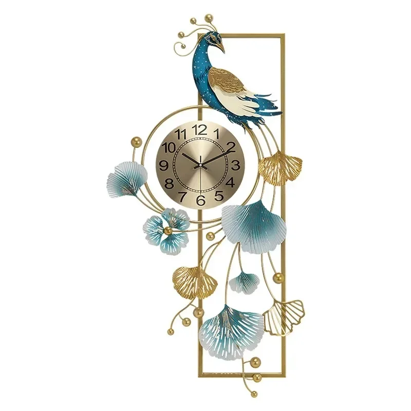 طراز صيني جديد، غرفة معيشة للاستخدام المنزلي، طراز عصري بسيط، ساعات وساعات عصرية #1