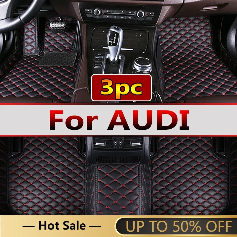 Car Floor Mat For A1(2door) A1(4door) A1A3 A3 Hatch A3 Sedan A3 Sport A4 A4 Avant A4 Conver A5 Sport A5(2door)  Car Accessories